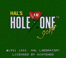 Image n° 7 - screenshots  : HAL's Hole in One Golf